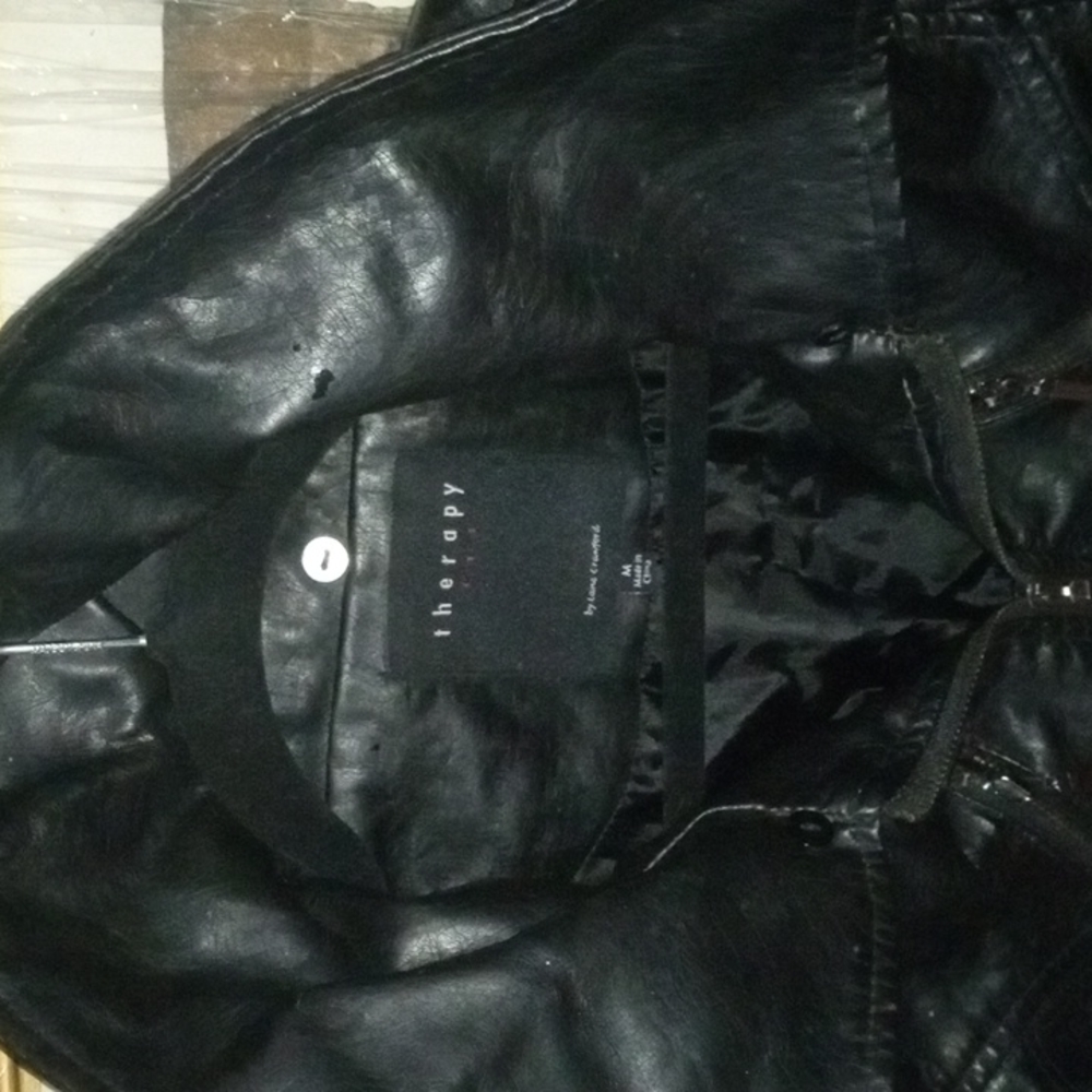 Theory Leather Bomber